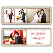 5.5X4 Folded Card (019L)