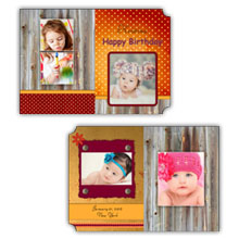 4X5.5 Folded BCard Child (002P)