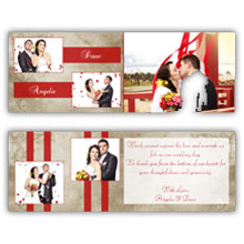 5.5X4 Folded Card (009L)