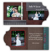 5X5 Folded BCard Wedding (005S)