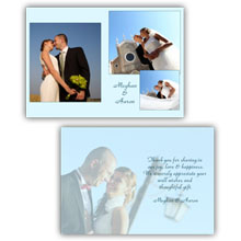 Press Printed Cards/Folded Card/Thank You Cards/Spine On Left/007 Portrait