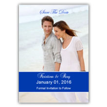 Press Printed Cards/Flat Card/Save The Date/002 Portrait