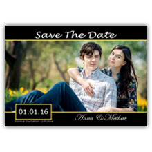 Press Printed Cards/Flat Card/Save The Date/003 Landscape