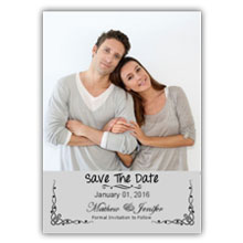 Press Printed Cards/Flat Card/Save The Date/004 Portrait