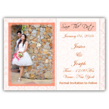 Press Printed Cards/Flat Card/Save The Date/007 Landscape
