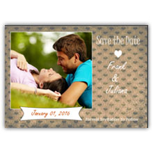 Press Printed Cards/Flat Card/Save The Date/008 Landscape