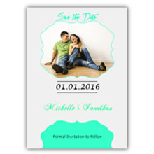 Press Printed Cards/Flat Card/Save The Date/009 Portrait