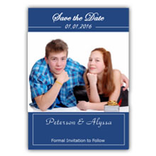 Press Printed Cards/Flat Card/Save The Date/012 Portrait