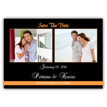 Press Printed Cards/Flat Card/Save The Date/016 Landscape
