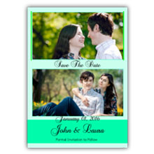 Press Printed Cards/Flat Card/Save The Date/017 Portrait
