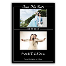 Press Printed Cards/Flat Card/Save The Date/018 Portrait