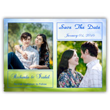 Press Printed Cards/Flat Card/Save The Date/020 Landscape