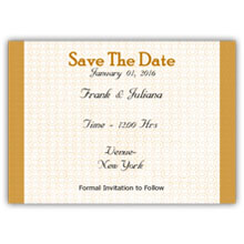Press Printed Cards/Flat Card/Save The Date/023 Landscape