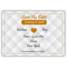Press Printed Cards/Flat Card/Save The Date/024 Landscape