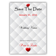 Press Printed Cards/Flat Card/Save The Date/024 Portrait
