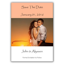 Press Printed Cards/Flat Card/Save The Date/027 Portrait
