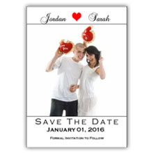 Press Printed Cards/Flat Card/Save The Date/030 Portrait