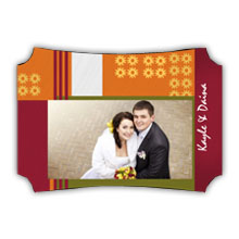 Press Printed Cards/Flat Card/Boutique Card/Wedding/004 Landscape