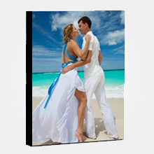 Wall Display/Canvas Gallery Wrap/Portrait/Black On Border